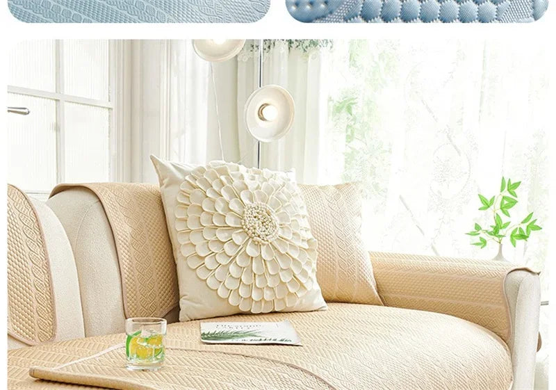 Ice Silk Sofa Slipcover