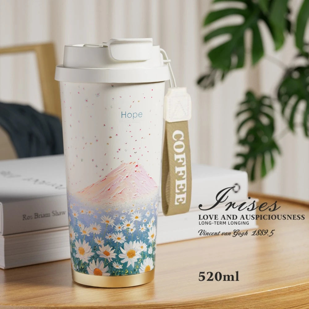 ceramic liner portable thermal insulation cup