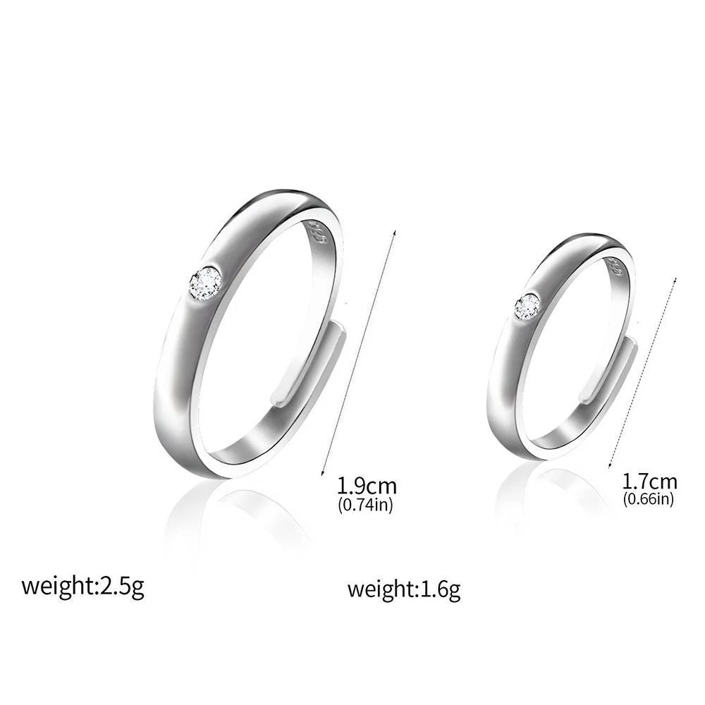 Anime Jujutsu Kaisen Yuta Okkotsu Stainless Steel Couple Rings