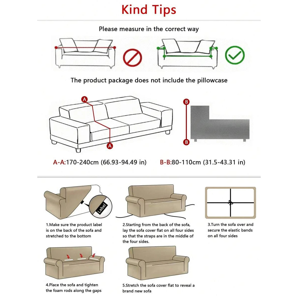 Flower Printed Elastic Sofa Cover