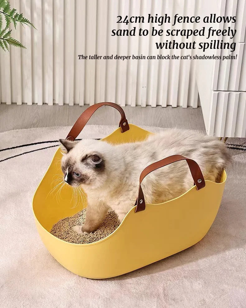 Portable Large Cat Litter Box