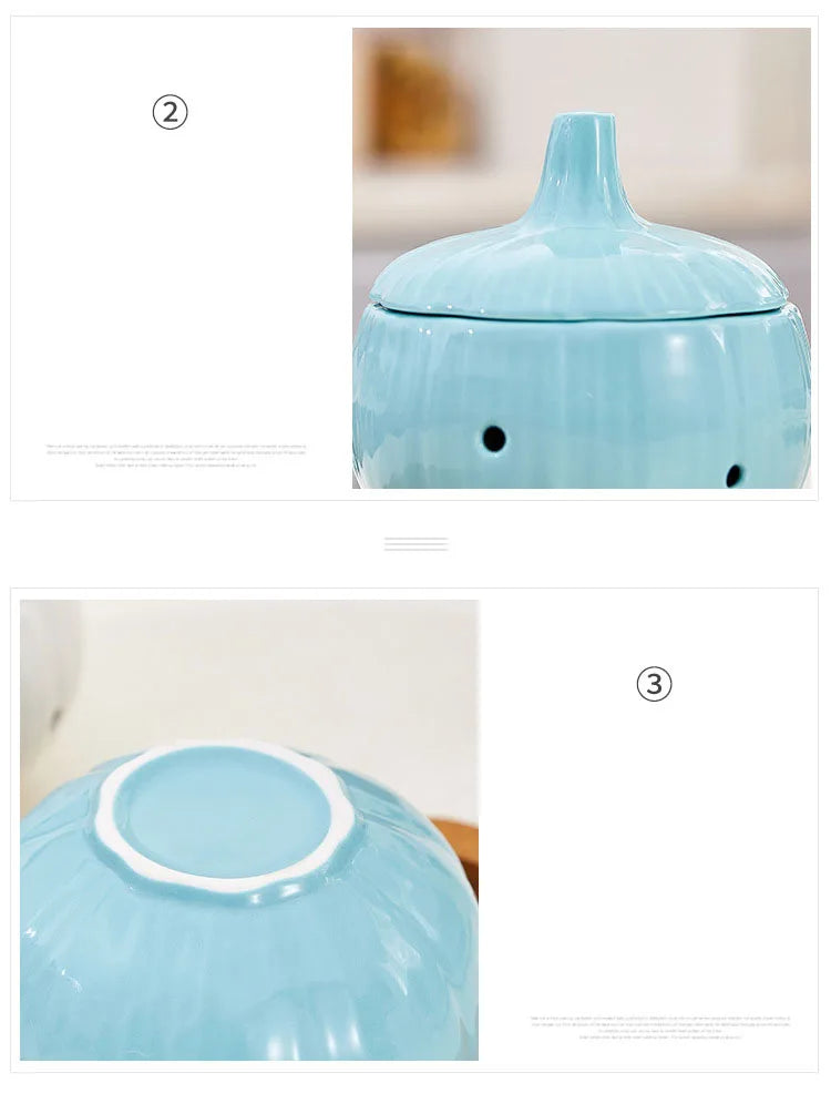 Onion Shape Ceramic Jar