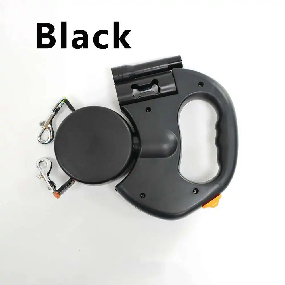 Auto Retractable Double-Ended Dog Leash 3m