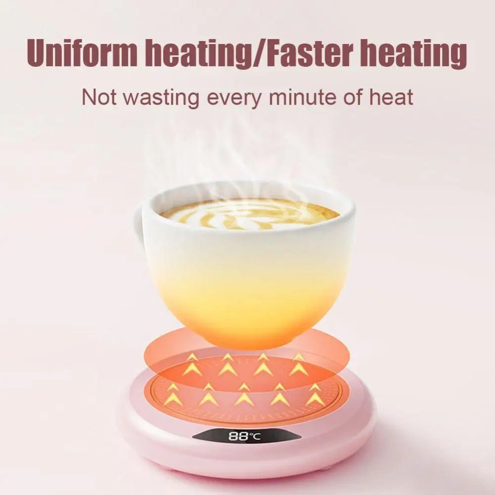 Portable ABS Constant Temperature Coaster with 3 Temperature Settings