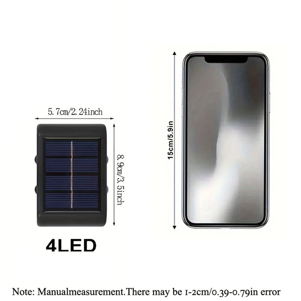 Outdoor Solar LED Wall Lights