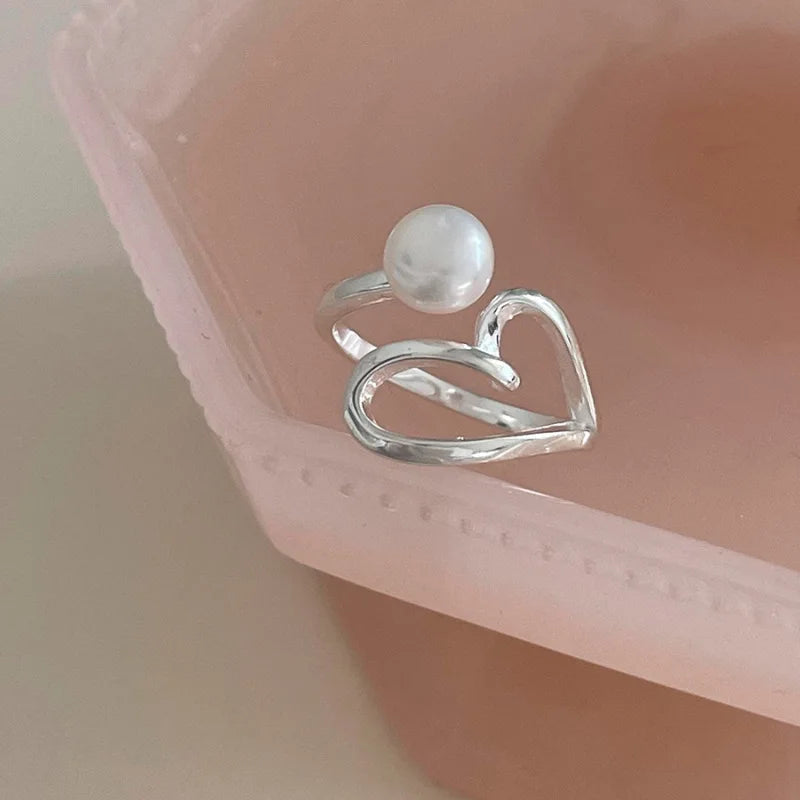 925 Sterling Silve Love Heart Ring